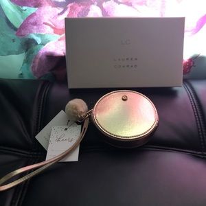 Lauren Conrad rose gold coin purse